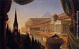 Thomas Cole Canvas Paintings - The Architect's Dream